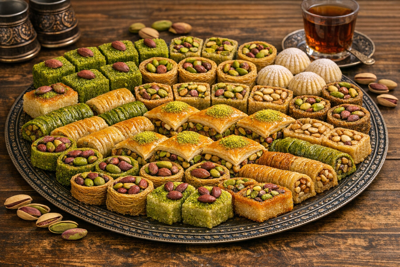 Home 2 تصميم صحن بقلاوة